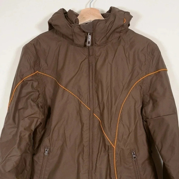 POWDER ROOM | MEN'S SKI BOARDING BROWN HOOD JACKET - Picture 3 of 15
